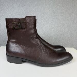 Robert Wayne Collection Men's Size 9 Brown Genuine Leather Jack Western Boots